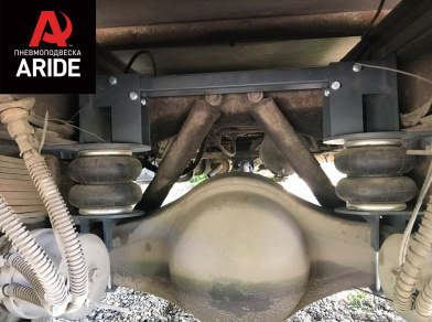 Рис. 9 Наши проекты: Пневмоподвеска на ﻿ГАЗ (GAZ) Валдай с гарантией - Этапы установки