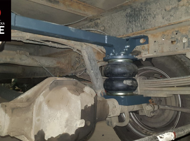 Рис. 4 Наши проекты: Установка задней пневмоподвески ﻿Iveco Daily 70C