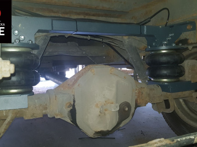 Рис. 9 Наши проекты: Установка задней пневмоподвески ﻿Iveco Daily 70C