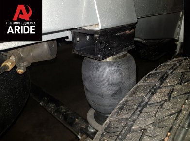 Рис. 11 Наши проекты: Установка задней пневмоподвески ﻿ВАЗ (Lada) ВИС