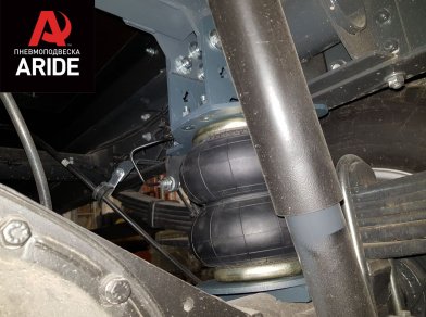 Рис. 11 Наши проекты: Пневмоподвеска на ﻿Iveco Daily 50C - Этапы установки