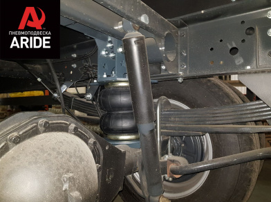 Рис. 6 Наши проекты: Пневмоподвеска на ﻿Iveco Daily 50C - Этапы установки