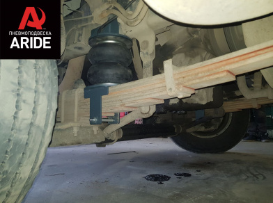 Рис. 7 Наши проекты: Пневмоподвеска на ﻿МАЗ Зубренок (43070) для комфорта - Этапы установки