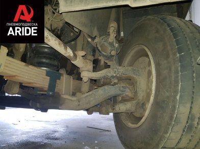 Рис. 4 Наши проекты: Пневмоподвеска на ﻿МАЗ Зубренок (43070) для комфорта - Этапы установки