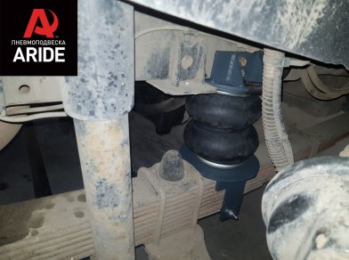 Рис. 5 Наши проекты: Пневмоподвеска на ﻿МАЗ Зубренок (43070) для комфорта - Этапы установки