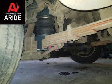 Рис. 7 Наши проекты: Пневмоподвеска на ﻿МАЗ Зубренок (43070) для комфорта - Этапы установки