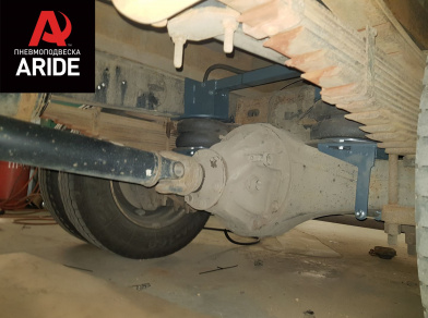 Рис. 3 Наши проекты: Установка пневматической подвески на заднюю ось ГАЗ (GAZ) Газон NEXT