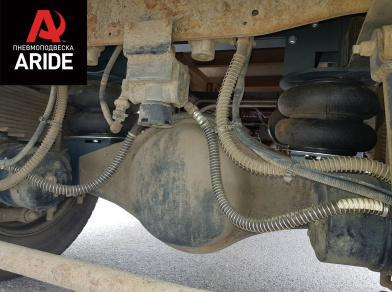 Рис. 6 Наши проекты: Установка пневматической подвески на заднюю ось ГАЗ (GAZ) Газон NEXT