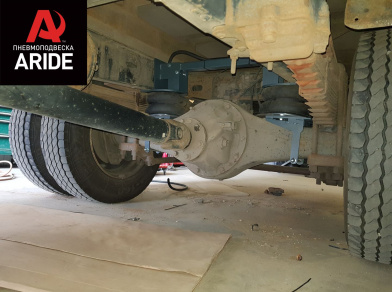 Рис. 5 Наши проекты: Установка пневматической подвески на заднюю ось ГАЗ (GAZ) Газон NEXT