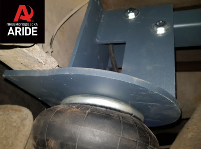 Рис. 6 Наши проекты: Пневмоподвеска на ﻿ГАЗ (GAZ) Валдай для усиления - Этапы установки