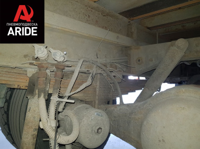 Рис. 3 Наши проекты: Пневмоподвеска на ﻿ГАЗ (GAZ) Валдай для усиления - Этапы установки