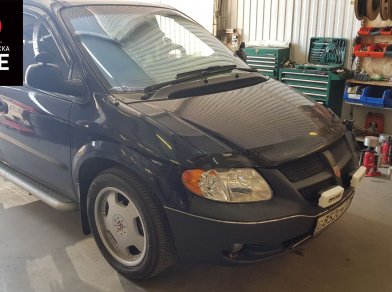 Рис. 1 Наши проекты: Установка задней пневмоподвески ﻿Dodge Caravan