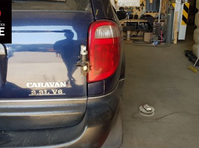 Рис. 2 Наши проекты: Установка задней пневмоподвески ﻿Dodge Caravan