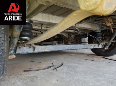 Рис. 4 Наши проекты: Пневмоподвеска на ﻿Fiat Ducato для комфорта - Этапы установки