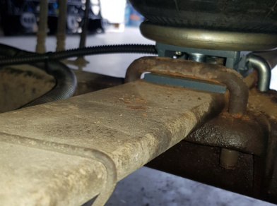 Рис. 4 Наши проекты: Пневмоподвеска на ﻿Fiat Ducato с гарантией - Этапы установки