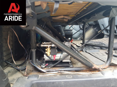 Рис. 10 Наши проекты: Пневмоподвеска на ﻿Ford Transit RWD для усиления - Этапы установки