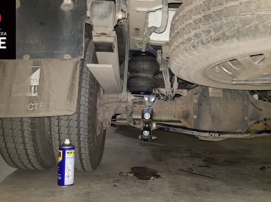 Рис. 7 Наши проекты: Пневмоподвеска на ﻿Ford Transit RWD с гарантией - Этапы установки