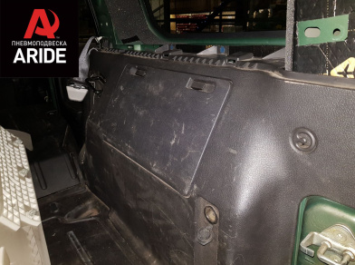 Рис. 12 Наши проекты: Пневмоподвеска на ﻿Hummer H3 - Этапы установки