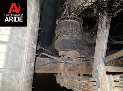 Рис. 4 Наши проекты: Пневмоподвеска на ﻿Hummer H3 - Этапы установки