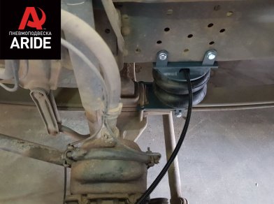 Рис. 2 Наши проекты: Пневмоподвеска на ﻿Mercedes Atego 823 - Этапы установки