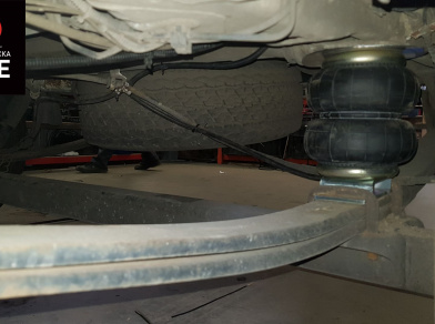 Рис. 2 Наши проекты: Пневмоподвеска на ﻿Peugeot Boxer - Этапы установки