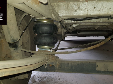 Рис. 5 Наши проекты: Пневмоподвеска на ﻿Peugeot Boxer - Этапы установки