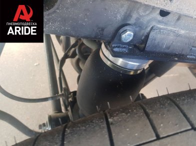 Рис. 29 Наши проекты: Пневмоподвеска на ﻿Mercedes X-class - установка задних пневмобаллонов