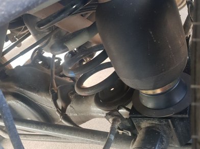 Рис. 30 Наши проекты: Пневмоподвеска на ﻿Mercedes X-class - установка задних пневмобаллонов