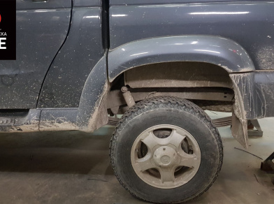 Рис. 2 Наши проекты: Пневмоподвеска на ﻿УАЗ Патриот Карго - Этапы установки