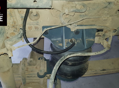 Рис. 2 Наши проекты: Пневмоподвеска на ﻿Isuzu Forward для комфорта - Этапы установки