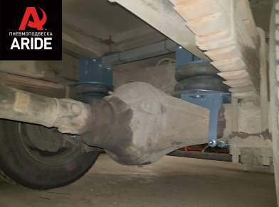 Рис. 4 Наши проекты: Пневмоподвеска на ﻿ГАЗ (GAZ) Газон NEXT с гарантией - Этапы установки