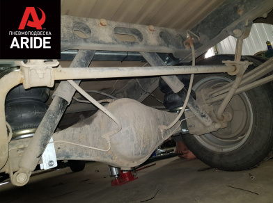Рис. 7 Наши проекты: Пневмоподвеска на ﻿﻿ГАЗ (GAZ) Газель NEXT от компании Арайд - Этапы установки