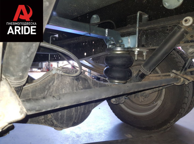 Рис. 2 Наши проекты: Пневмоподвеска на ﻿﻿ГАЗ (GAZ) Газель NEXT для усиления - Этапы установки