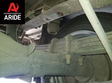 Рис. 11 Наши проекты: Пневмоподвеска на ﻿﻿ГАЗ (GAZ) Газель NEXT для усиления - Этапы установки