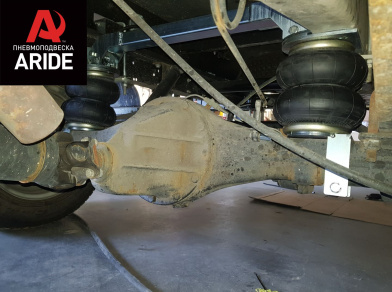 Рис. 4 Наши проекты: Пневмоподвеска на ﻿﻿ГАЗ (GAZ) Газель NEXT для усиления - Этапы установки