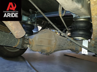 Рис. 6 Наши проекты: Пневмоподвеска на ﻿﻿ГАЗ (GAZ) Газель NEXT для усиления - Этапы установки