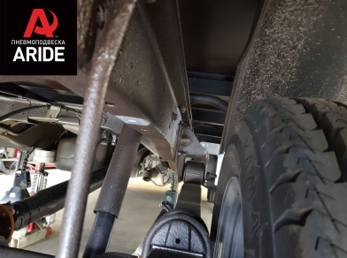 Рис. 2 Наши проекты: Пневмоподвеска на ﻿Ford Transit RWD от компании Арайд - Этапы установки