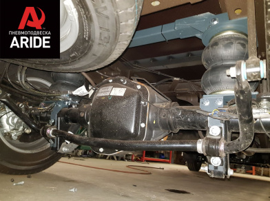 Рис. 12 Наши проекты: Пневмоподвеска на ﻿Ford Transit RWD от компании Арайд - Этапы установки