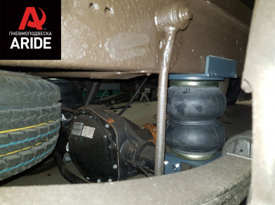 Рис. 13 Наши проекты: Пневмоподвеска на ﻿Ford Transit RWD от компании Арайд - Этапы установки