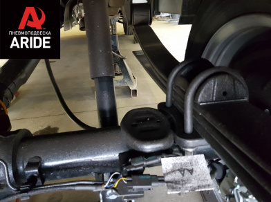 Рис. 3 Наши проекты: Пневмоподвеска на ﻿Ford Transit RWD от компании Арайд - Этапы установки