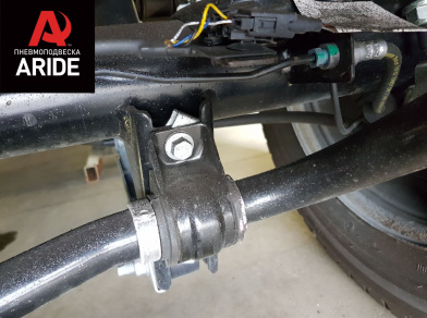 Рис. 4 Наши проекты: Пневмоподвеска на ﻿Ford Transit RWD от компании Арайд - Этапы установки