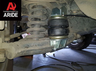 Рис. 4 Наши проекты: Пневмоподвеска на ﻿ГАЗ (GAZ) Газель NEXT для усиления - Этапы установки