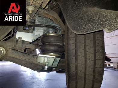 Рис. 7 Наши проекты: Пневмоподвеска на ﻿ГАЗ (GAZ) Газель NEXT для усиления - Этапы установки