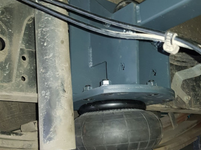 Рис. 4 Наши проекты: Пневмоподвеска на ﻿Mitsubishi Canter Euro 5 - Этапы установки