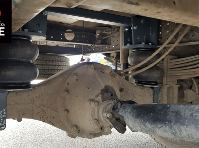 Рис. 45 Наши проекты: Пневмоподвеска на ﻿Mitsubishi Canter Euro 5 - Этапы установки