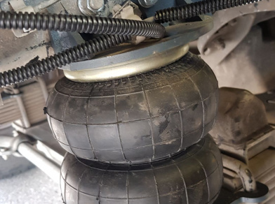 Рис. 19 Наши проекты: Пневмоподвеска на ﻿Mitsubishi Canter Euro 5 - Этапы установки