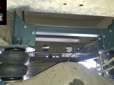 Рис. 32 Наши проекты: Пневмоподвеска на ﻿Mitsubishi Canter Euro 5 - Этапы установки