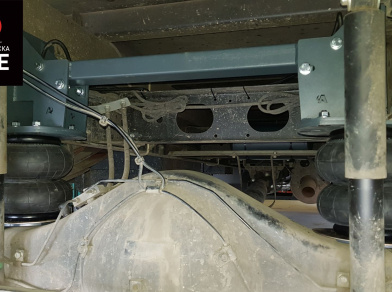 Рис. 36 Наши проекты: Пневмоподвеска на ﻿Mitsubishi Canter Euro 5 - Этапы установки