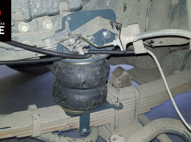 Рис. 37 Наши проекты: Пневмоподвеска на ﻿Mitsubishi Canter Euro 5 - Этапы установки