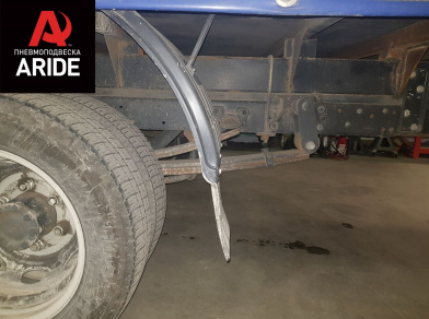 Рис. 11 Наши проекты: Пневмоподвеска на ﻿ГАЗ (GAZ) Газель для усиления - Этапы установки